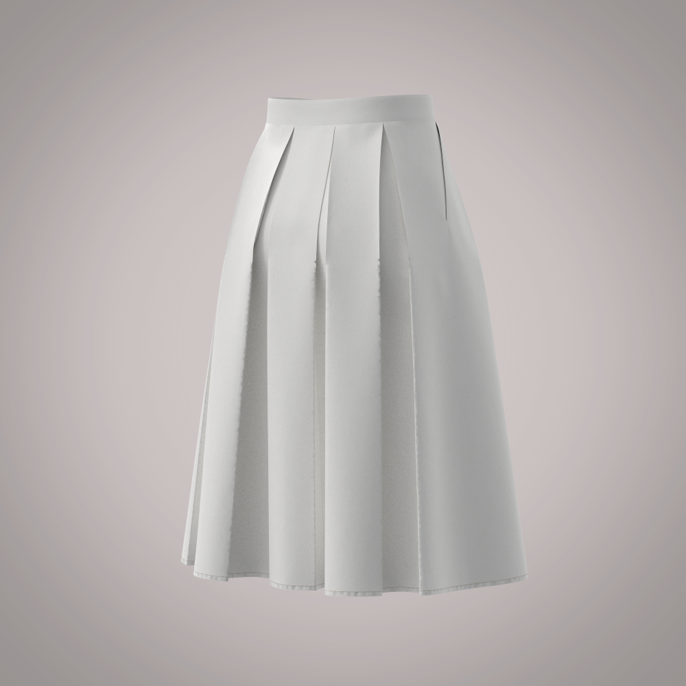 スカート UN3D. BICOLOR PLEATS SK UN3D. スカート UN3D./アンスリード/ORIGAMI PLEATS SK GS